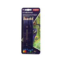 Набор акварельных (чернильных) карандашей DERWENT INKTENSE 6 цветов в блистере