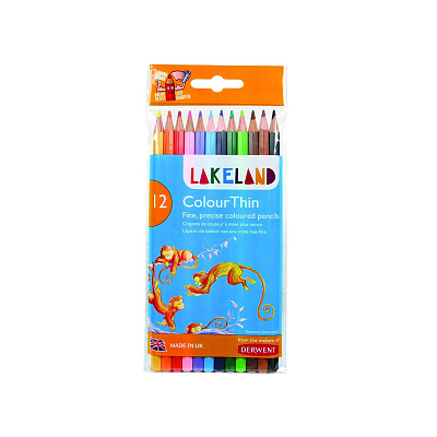 Набор цветных карандашей Derwent Lakeland Colouthing (12 цветов в блистере)