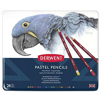 Набор пастельных карандашей DERWENT PASTEL  Pencils 24 цвета в метал. уп.