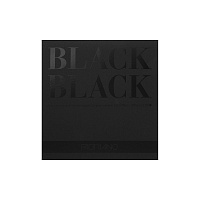 Альбом BlackBlack (300г/м.кв. гладкая бумага черного цвета 20 листов склейка по короткой стороне)