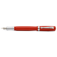Ручка перьевая Student Red акриловый корпус в подарочном футляре