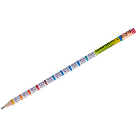 Чернографитный карандаш Koh-I-Noor "Таблица умножения", HB, с ластиком