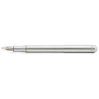 Ручка перьевая Liliput Silver алюминиевый корпус в подарочном футляре