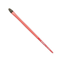 Кисть Roubloff Aqua Red oval (соболь-микс, овальная кисть, ручка с покрытием soft-touch)