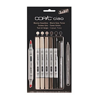 Набор маркеров Copic Ciao 5+1 - Warm Grey Tones (Теплые серые тона)