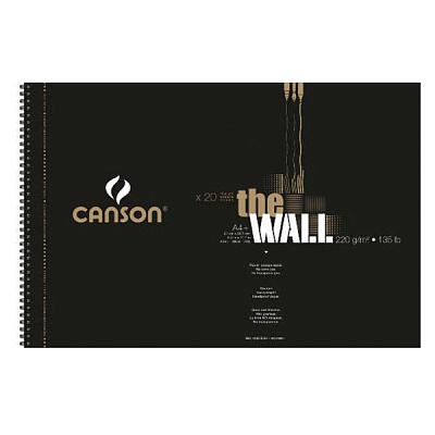 Альбом для маркеров Canson THE WALL ( 220гр/м.кв 21х31.4см 30л спираль по короткой стороне)