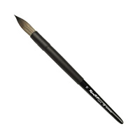 Поштучно кисти Roubloff Aqua Black round (синтетика, круглая кисть, ручка с покрытием soft-touch)