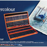 Набор акварельных карандашей Derwent Watercolour 72 цвета в деревянной упаковке