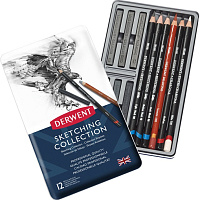 Набор карандашей Derwent Sketching Collection (12 предметов в металлической упаковке)