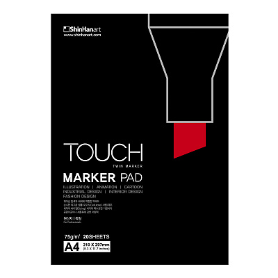 Альбом для маркеров TOUCH Marker Pad А4 (20л, 75г/м2)