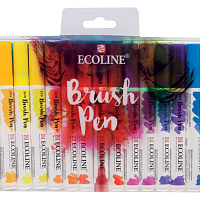 Набор акварельных маркеров Ecoline Brush Pen 30 штук в пластиковой упаковке