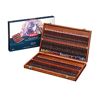Набор цветных карандашей Derwent COLOURSOFT  (72 цвета в деревянной упаковке)