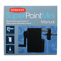Механическая настольная пластиковая точилка Derwent Super Point Mini Manua
