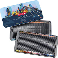 Набор цветных карандашей Procolour 72 цвета в металлической упаковке