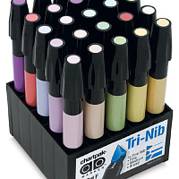 Набор маркеров Chartpak Pastel Set 25 цветов