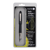 Ручка перьевая Master Italic M 1.1мм чёрный в пенале блистер