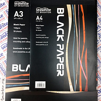 Склейка Seawhite Black paper pad (50 листов, 140gsm)
